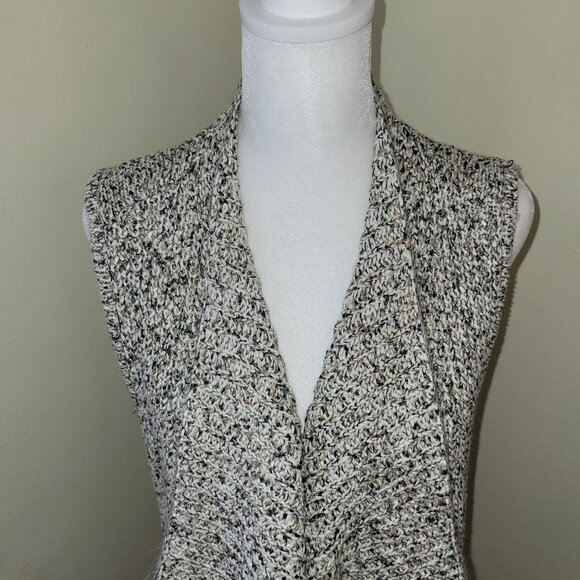 Jones New York Marled Sweater Vest Open Front Knit Women's Size M - Picture 2 of 11
